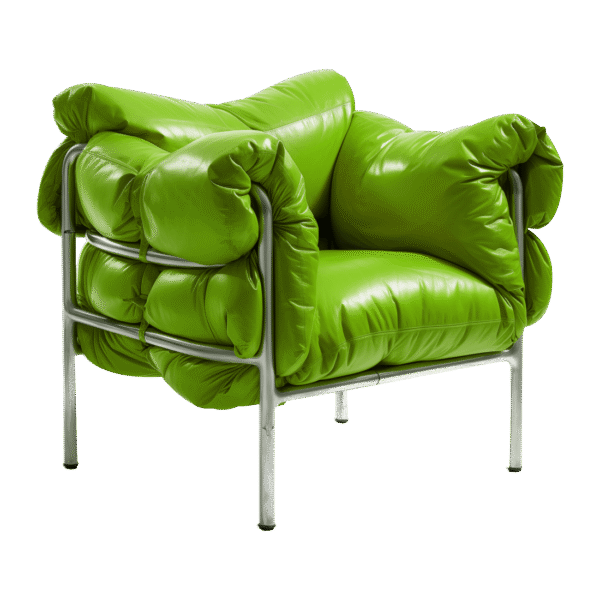 Living Room Accent Chair - Vert, Leather